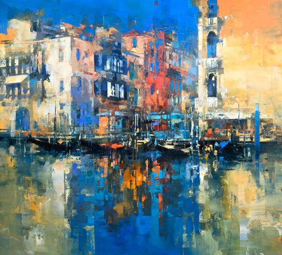 Curated-Line-Benoit-Havard-Venise-40x40in