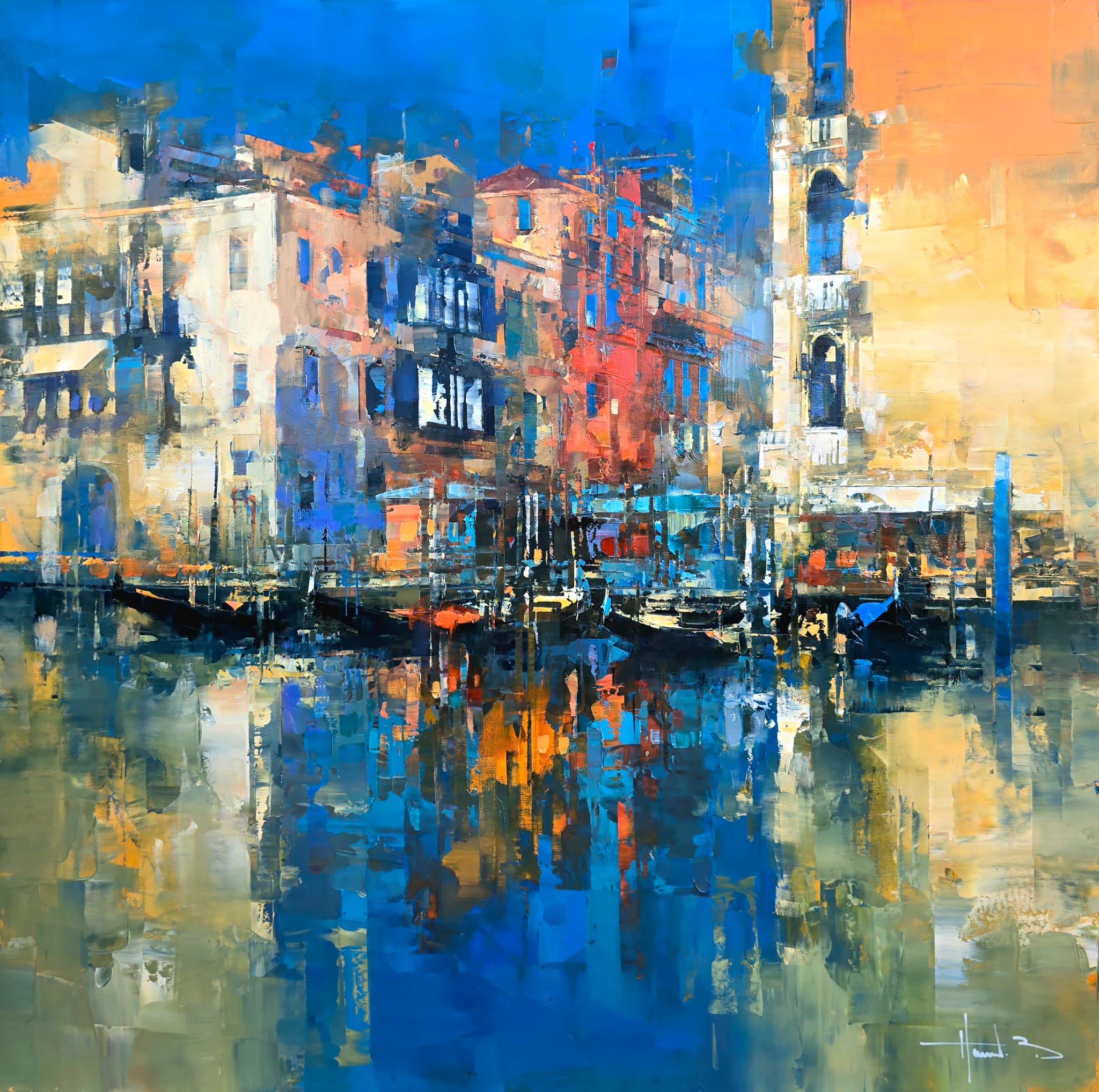Curated-Line-Benoit-Havard-Venise-40x40in