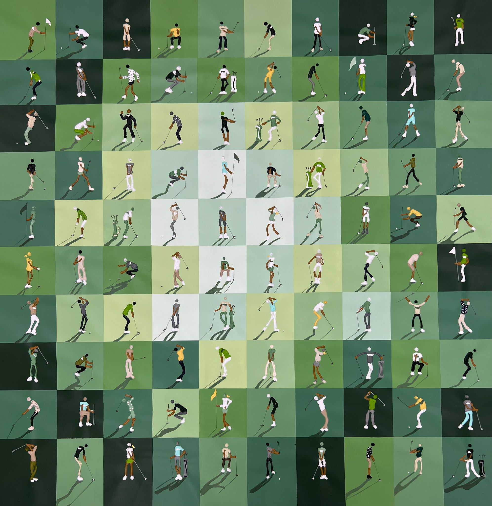 Curated-Line-Gloria-Estefanell-Golf-All-Green-40x40in