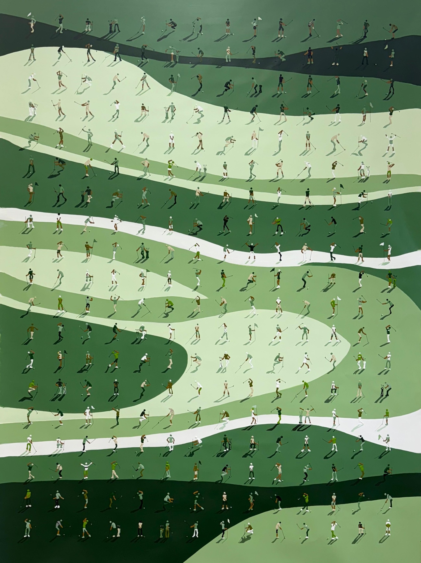 Curated-Line-Gloria-Estefanell-Green-Land-48x36in