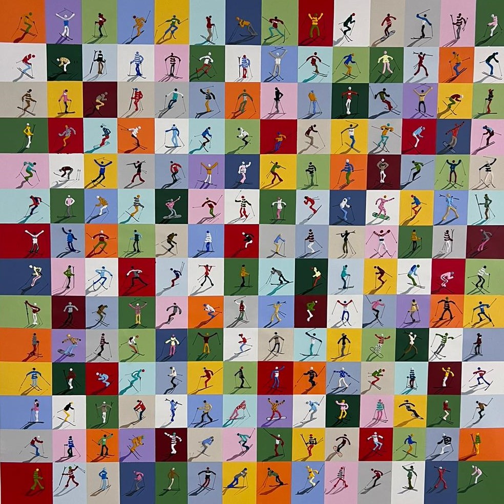 Curated-Line-Gloria-Estefanell-Ski-Random-Colors-1-48x48in