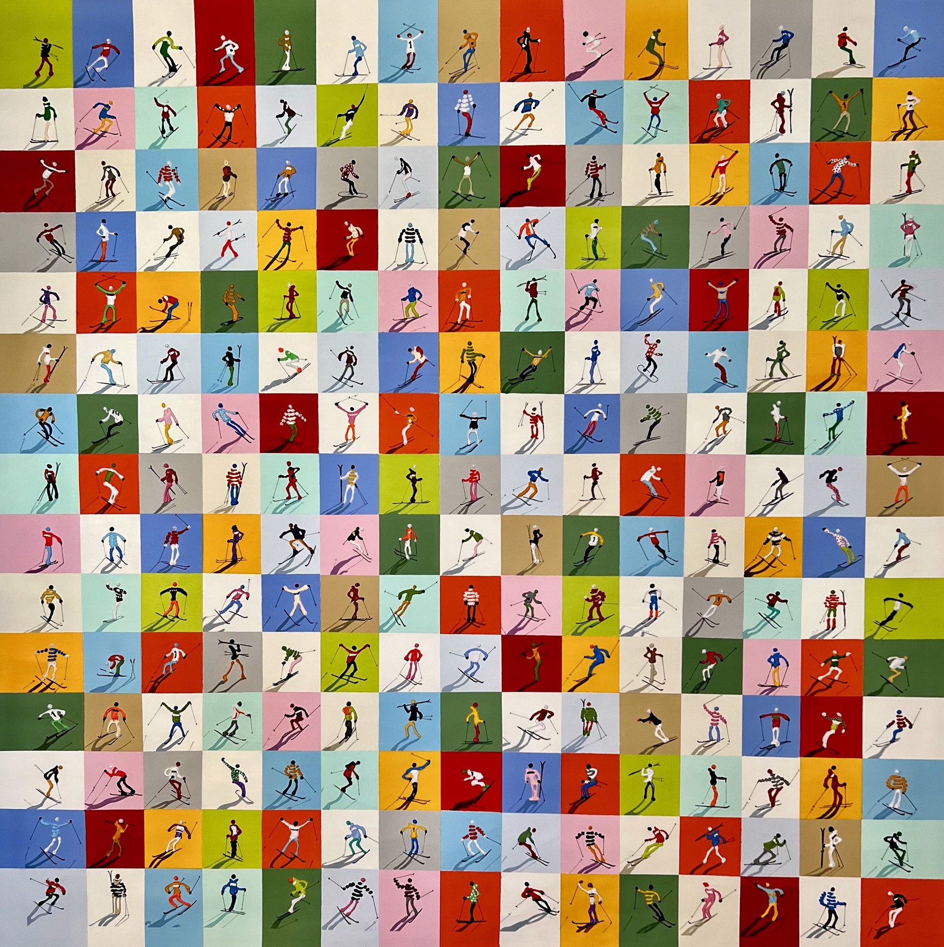 Curated-Line-Gloria-Estefanell-Skiers-colors-48x48in