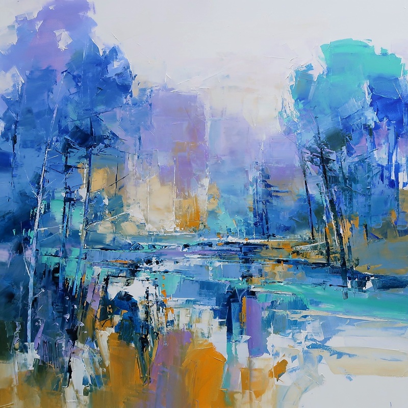 Curated-Line-Herve-Lenouvel-un-apres-midi-de-mai-48x48in