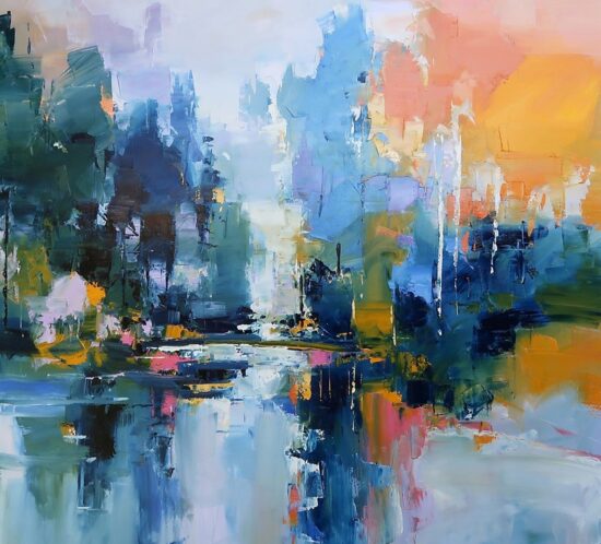 Curated Line - Herve Lenouvel - Un matin silencieux - 40x40in