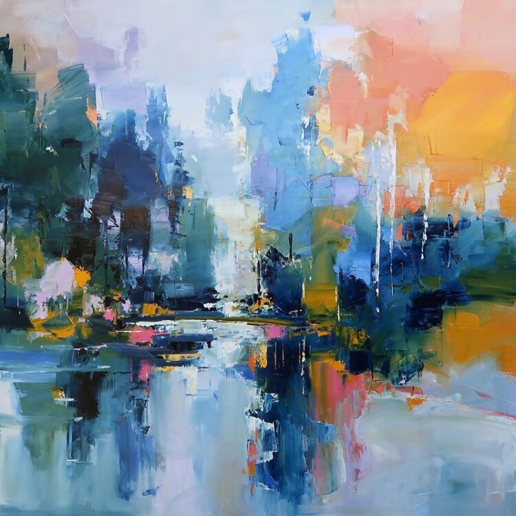 Curated Line - Herve Lenouvel - Un matin silencieux - 40x40in